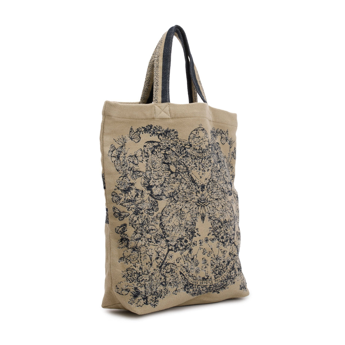 Christian Dior Neutral Canvas Cruise 2024 Mexico Print City Tote Rovelle Bags