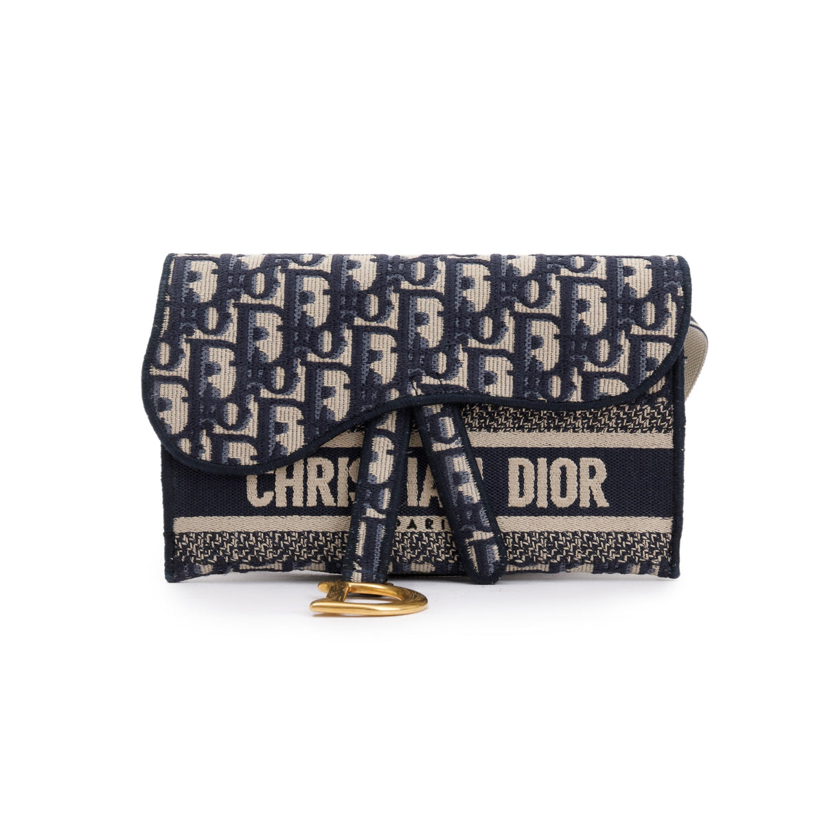 Christian Dior Oblique Slim Saddle Belt Pouch Rovelle Bags