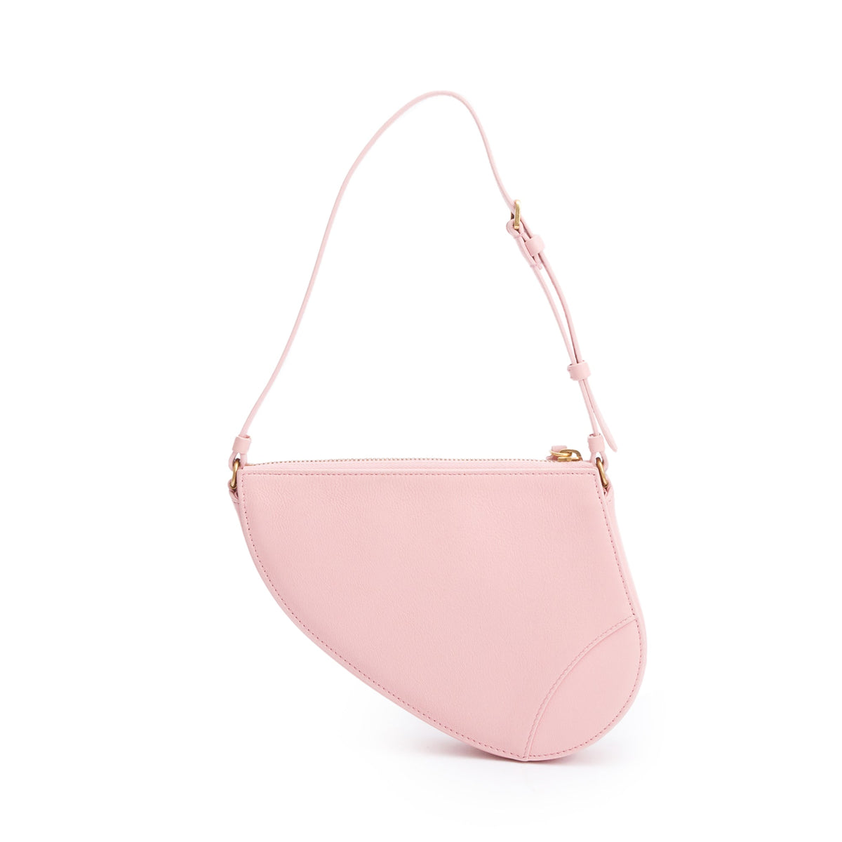 Christian Dior Pink Calfskin Leather Saddle Rodeo Pouch Rovelle Bags