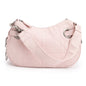Christian Dior Pink Cannage Lambskin Leather Small D Charm Hobo Rovelle Bags