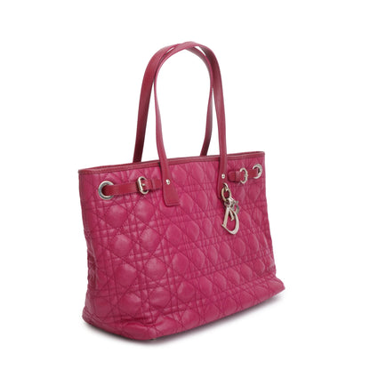 Christian Dior Purple Cannage Panarea Shopping Tote Rovelle Bags