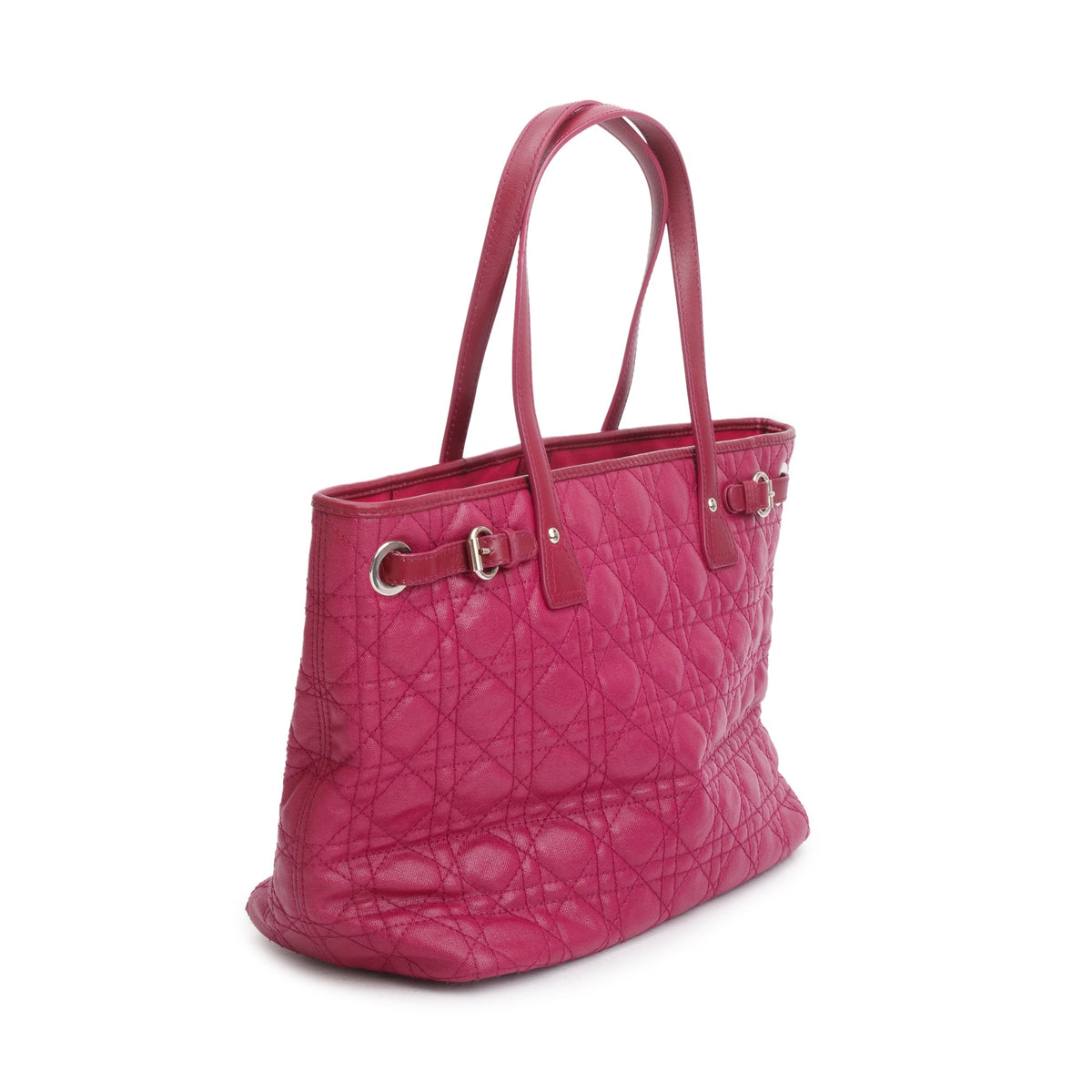 Christian Dior Purple Cannage Panarea Shopping Tote Rovelle Bags