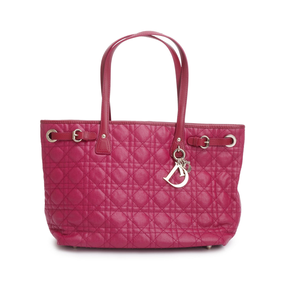 Christian Dior Purple Cannage Panarea Shopping Tote Rovelle Bags
