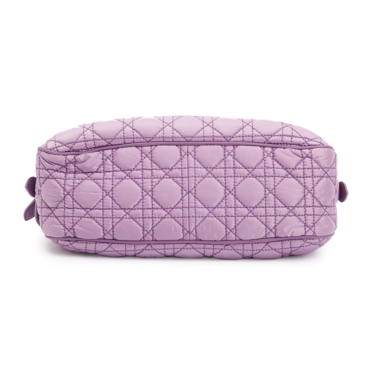 Christian Dior Purple Cannage Quilted Satin Charming Bag Rovelle Bags