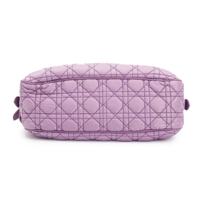 Christian Dior Purple Cannage Quilted Satin Charming Bag Rovelle Bags