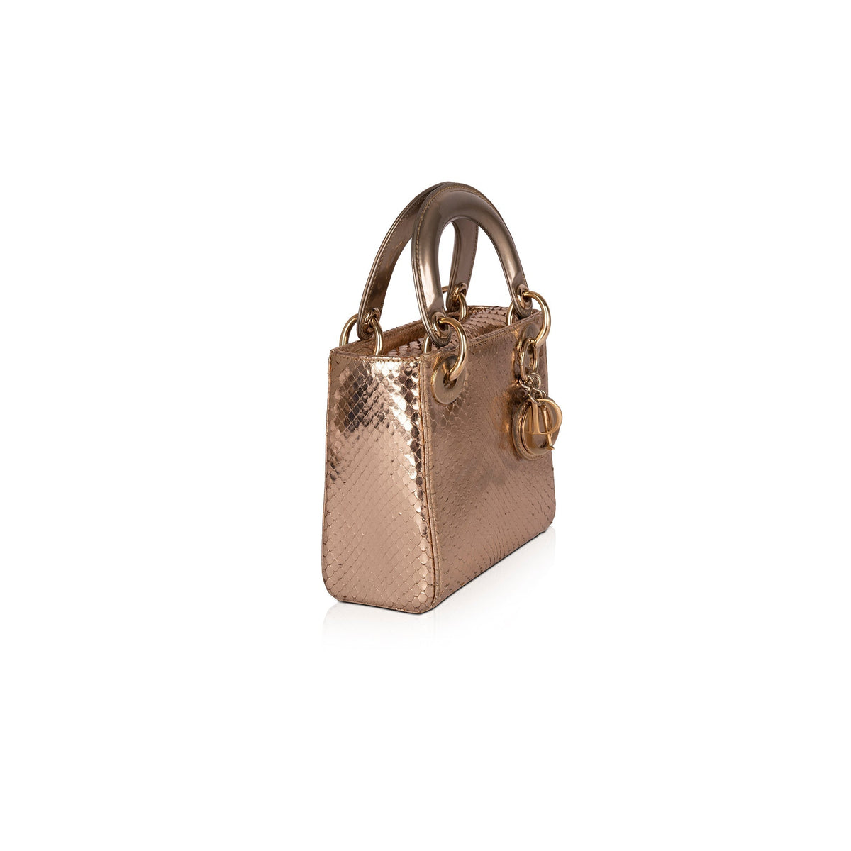 Christian Dior Python Mini Lady Dior Bag Rovelle Bags