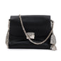 Christian Dior Python-Trimmed Black Calfskin Leather Large Diorling Bag Rovelle Bags