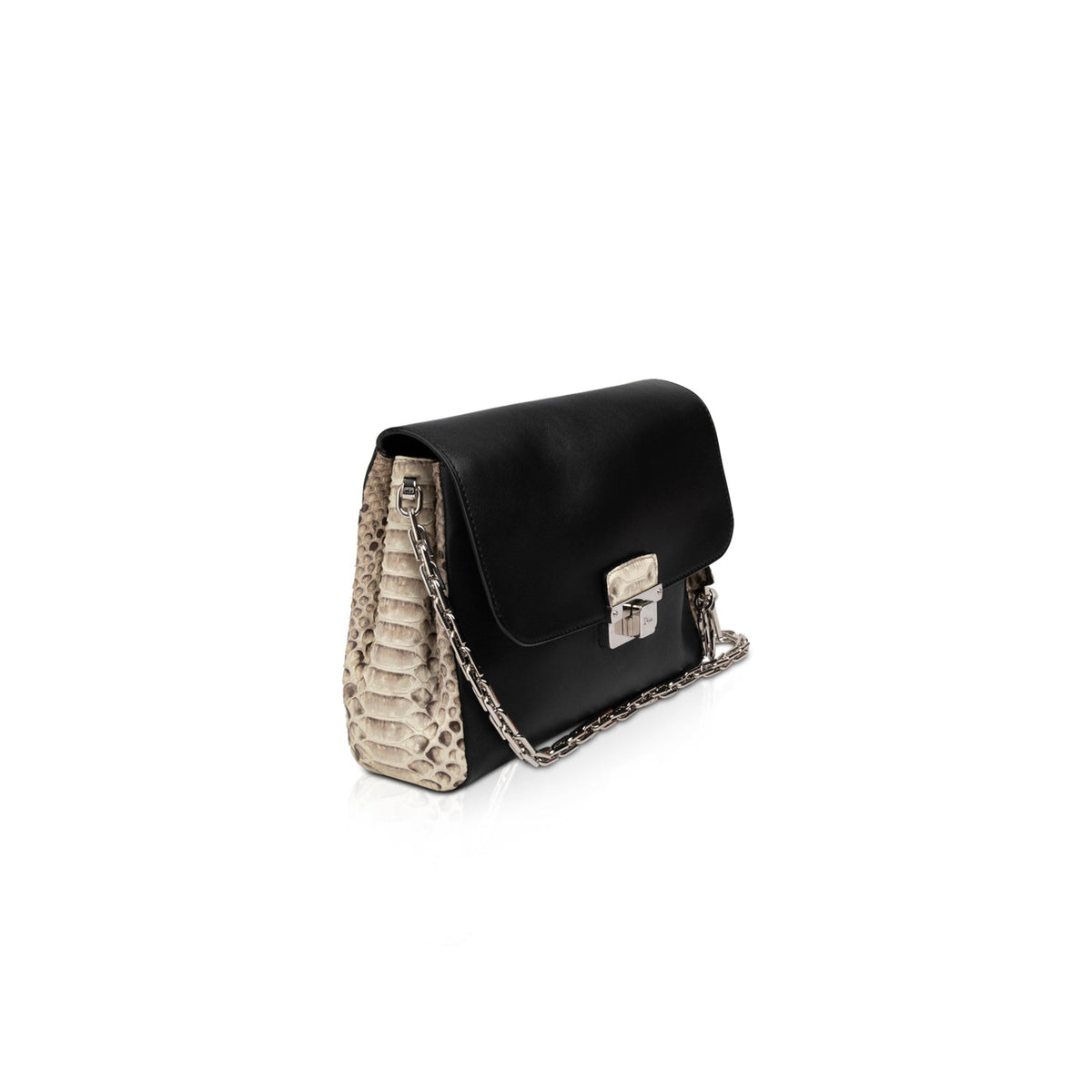 Christian Dior Python-Trimmed Diorling Bag Rovelle Bags
