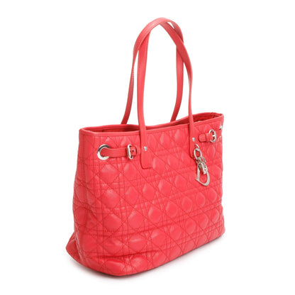 Christian Dior Red Cannage Panarea Shopping Tote Rovelle Bags