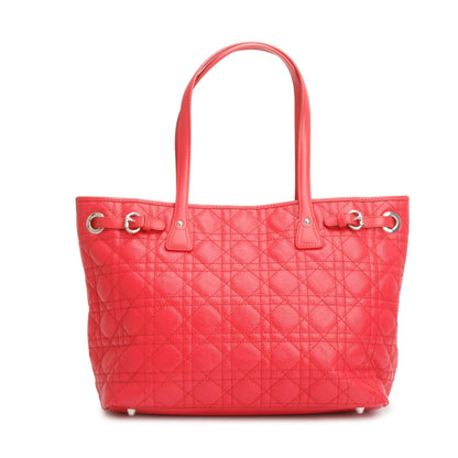 Christian Dior Red Cannage Panarea Shopping Tote Rovelle Bags