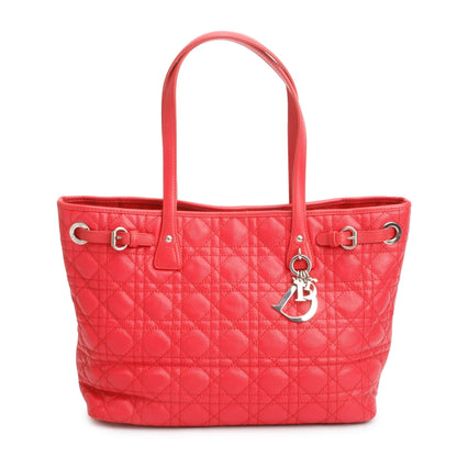 Christian Dior Red Cannage Panarea Shopping Tote Rovelle Bags