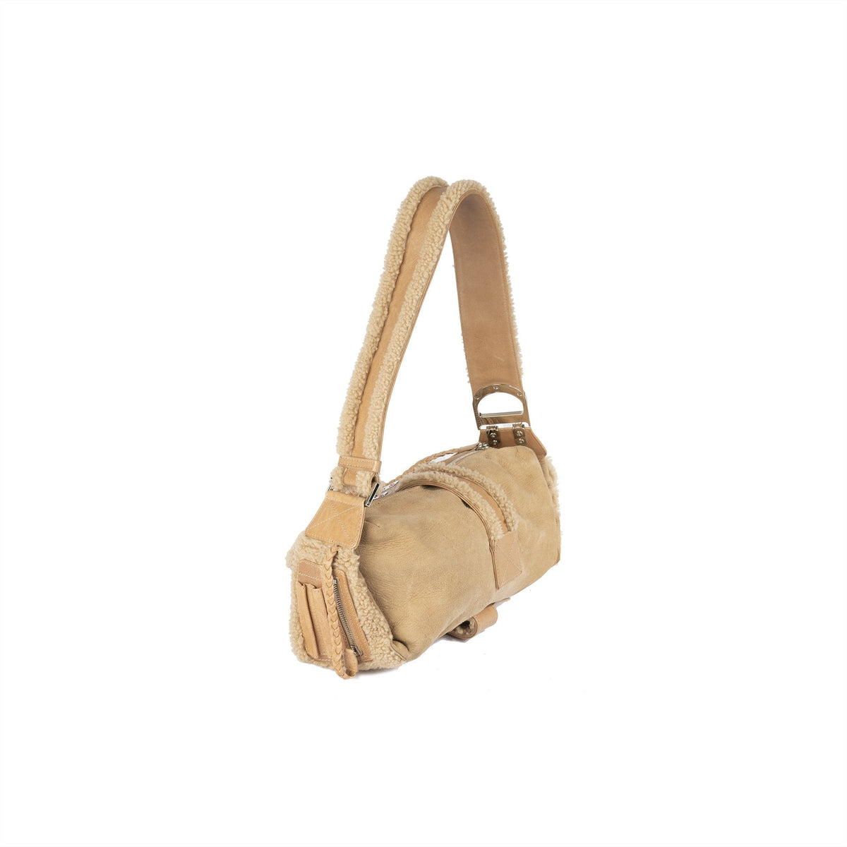 Christian Dior Remove Before Flight Shearling Bag Rovelle Bags