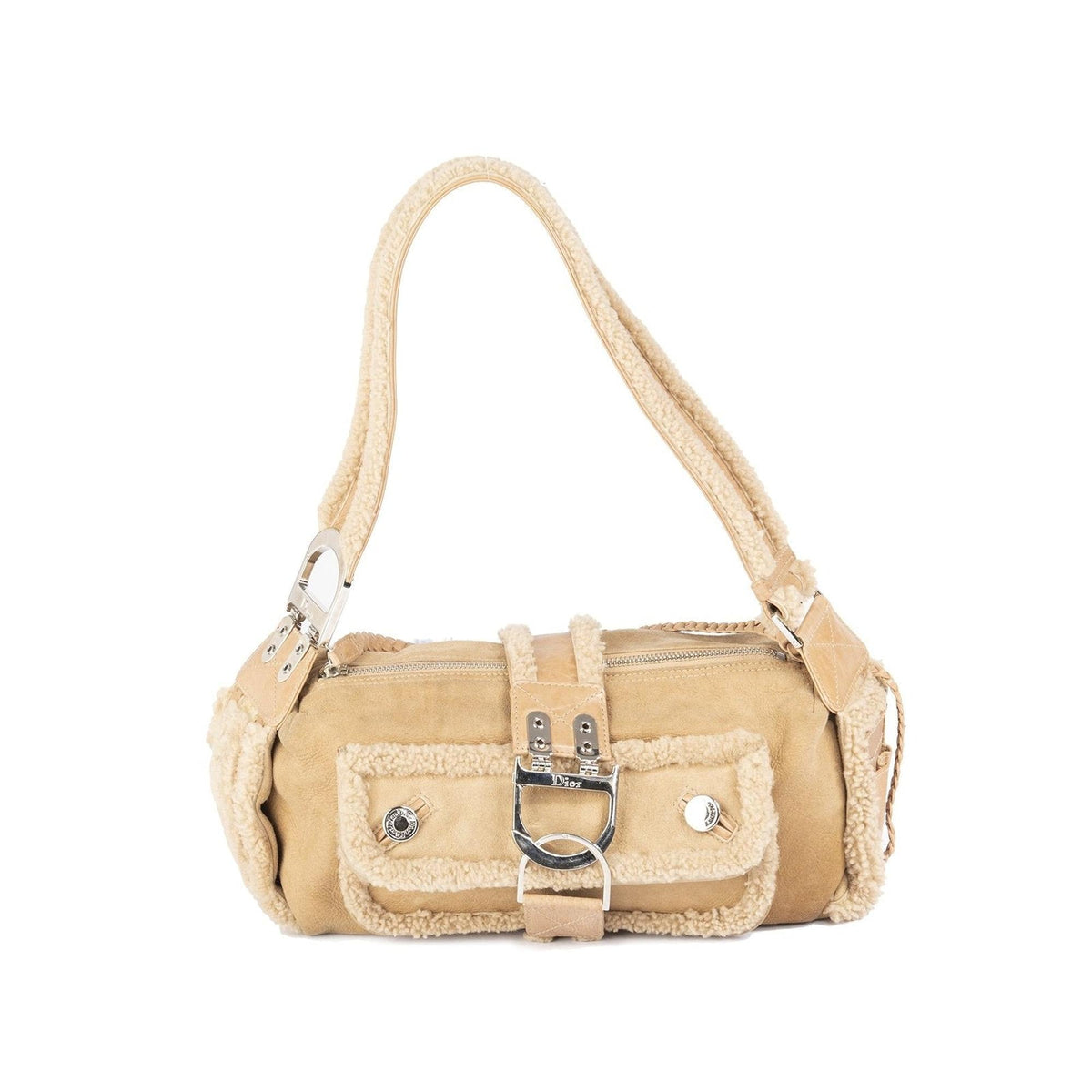 Christian Dior Remove Before Flight Shearling Bag Rovelle Bags