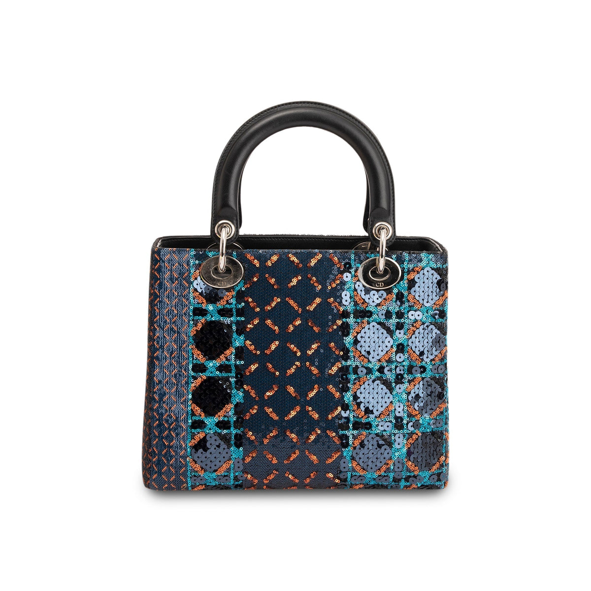 Christian Dior Sequin Medium Lady Dior Bag Rovelle Bags