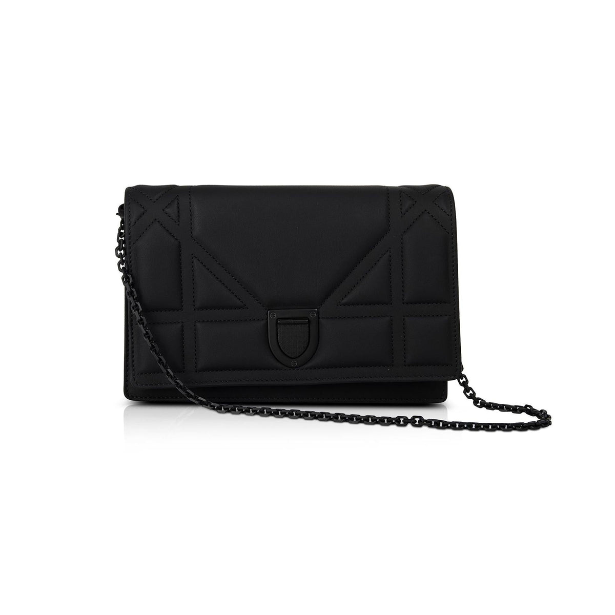 Christian Dior Ultramatte Stitched Cannage Diorama Wallet on Chain Rovelle Bags