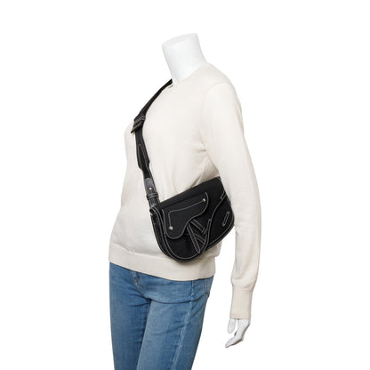 Christian Dior X Kaws Calfskin Leather Double Saddle Bag Rovelle Bags
