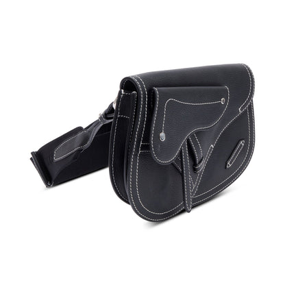 Christian Dior X Kaws Calfskin Leather Double Saddle Bag Rovelle Bags