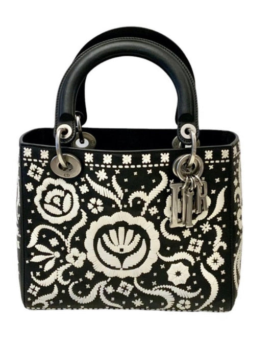 CHRISTIAN DIOR LADY DIOR FLORAL LIMITED EDITION BAG Rovelle Bags