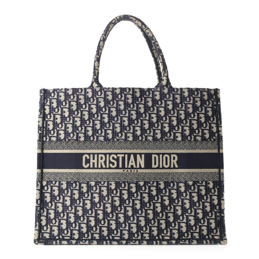 CHRISTIAN DIOR LARGE OBLIQUE BOOK TOTE BAG Rovelle Bags