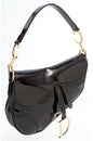 CHRISTIAN DIOR PATENT LEATHER SADDLE BAG Rovelle Bags