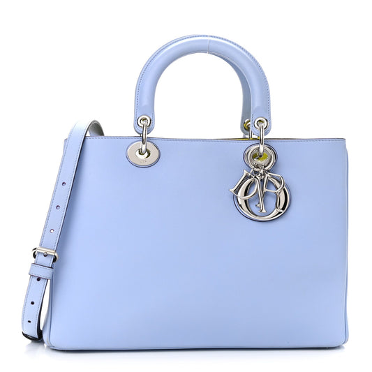 CHRISTIAN DIOR BICOLOR SOFT CALFSKIN DIORSSIMO TOTE BAG Rovelle Bags