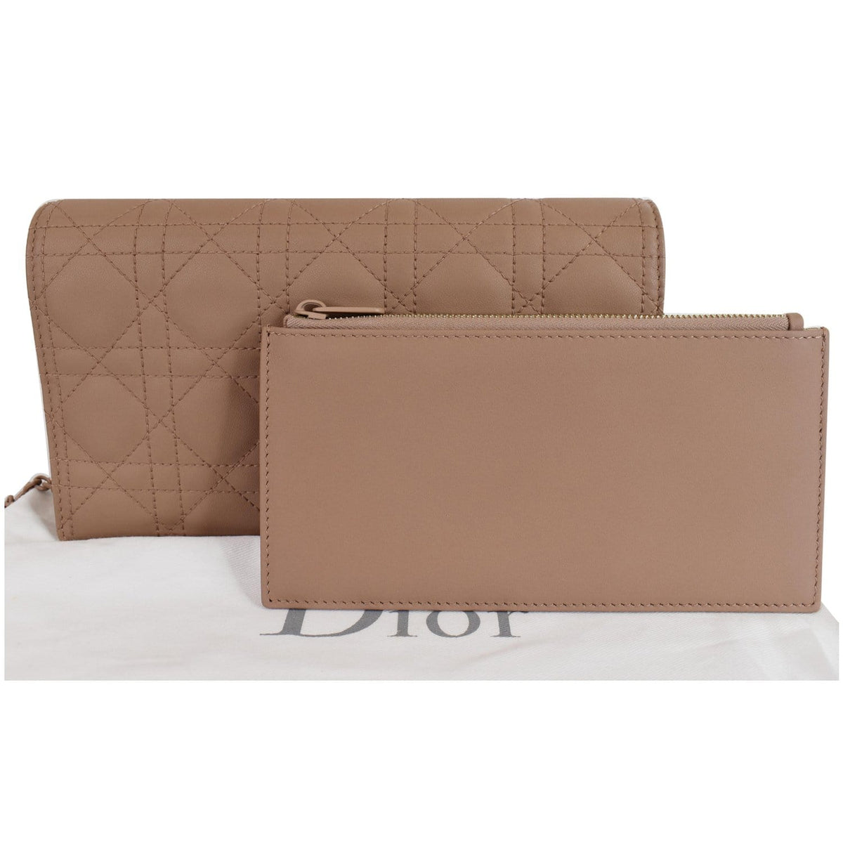 CHRISTIAN DIOR The Lady Dior Calfskin Chain Pouch Bag Blush Ultramatte - Final Sale Rovelle Bags