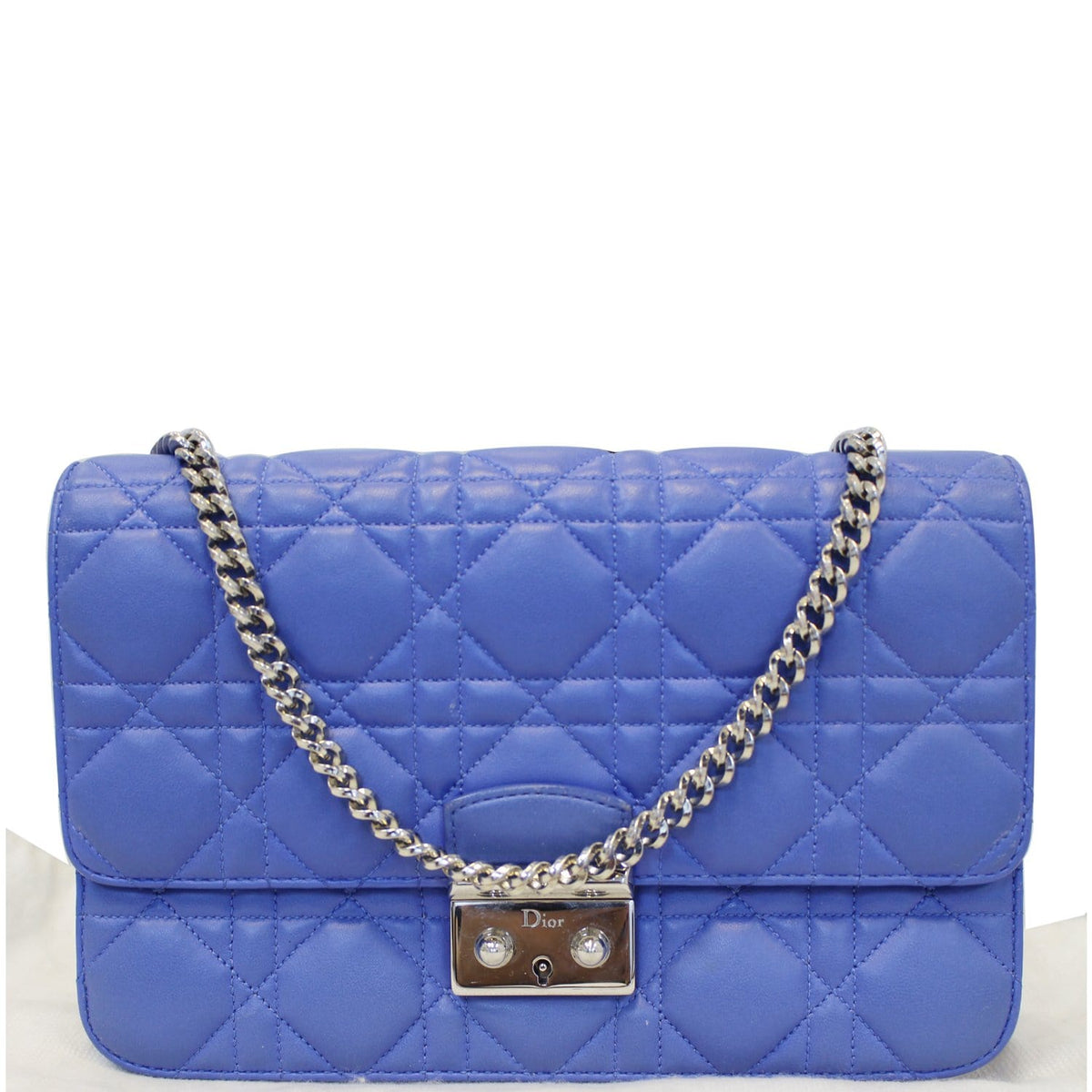 CHRISTIAN DIOR Miss Dior Promenade Cannage Quilted Leather Crossbody Bag Rovelle Bags