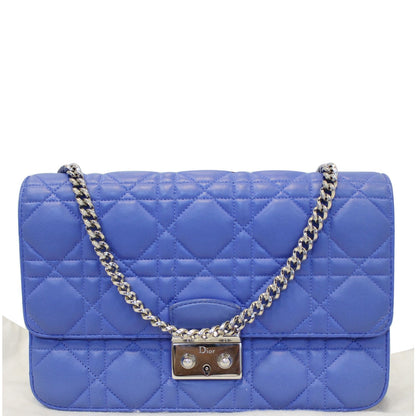 CHRISTIAN DIOR Miss Dior Promenade Cannage Quilted Leather Crossbody Bag Rovelle Bags