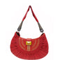CHRISTIAN DIOR Plisse Pleated Leather Hobo Bag Red - 20% OFF Rovelle Bags