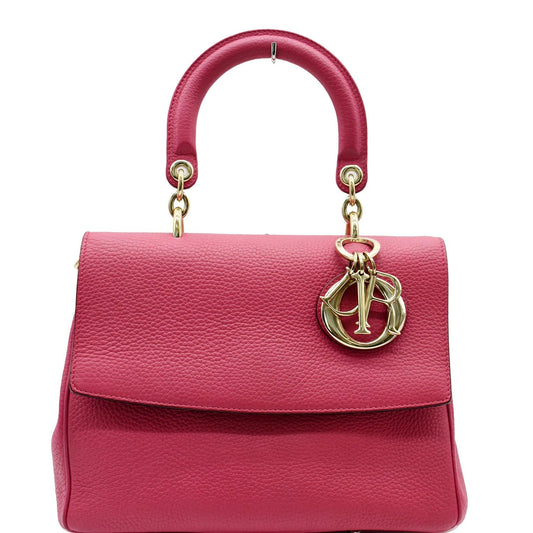 CHRISTIAN DIOR Be Dior Leather Flap Shoulder Bag Pink - 10% OFF Rovelle Bags