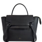 CELINE Micro Belt Grained Calfskin 2Way Shoulder Bag Black