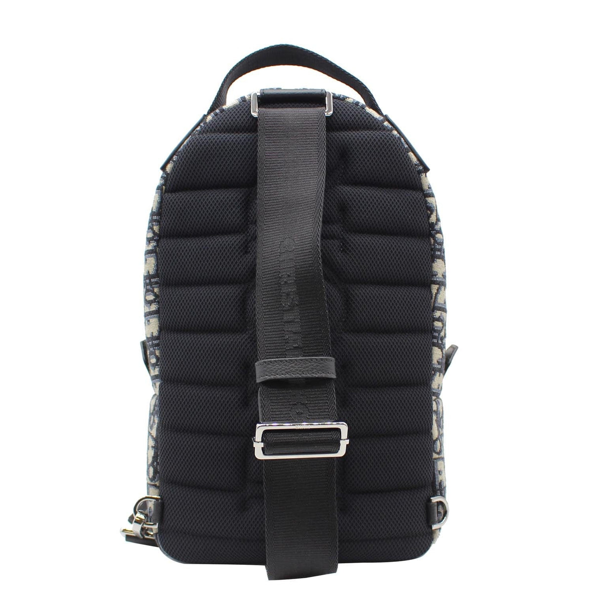 CHRISTIAN DIOR Minin Rider Oblique Jacquard Backpack Beige Rovelle Bags
