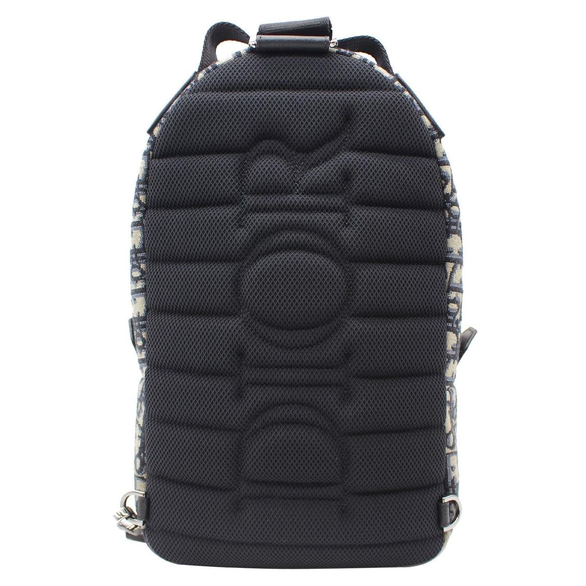 CHRISTIAN DIOR Minin Rider Oblique Jacquard Backpack Beige Rovelle Bags