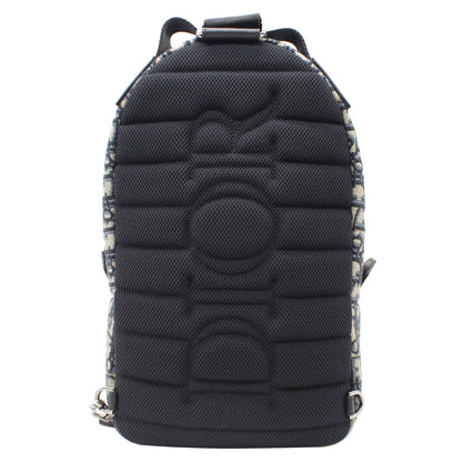 CHRISTIAN DIOR Minin Rider Oblique Jacquard Backpack Beige Rovelle Bags