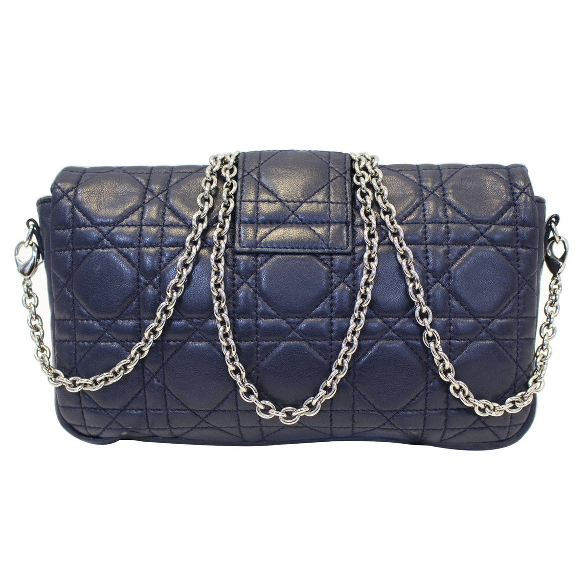 CHRISTIAN DIOR Miss Dior Cannage Quilted Leather Crossbody Bag Black Rovelle Bags