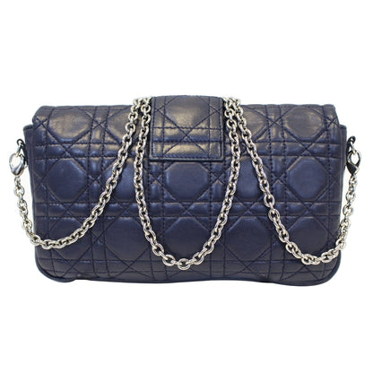 CHRISTIAN DIOR Miss Dior Cannage Quilted Leather Crossbody Bag Black Rovelle Bags