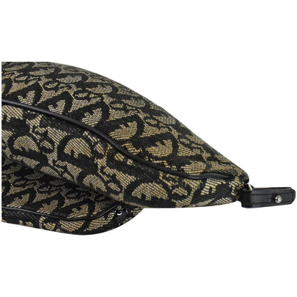 CHRISTIAN DIOR Mini Saddle Monogram Pochette Shoulder Bag Black Rovelle Bags