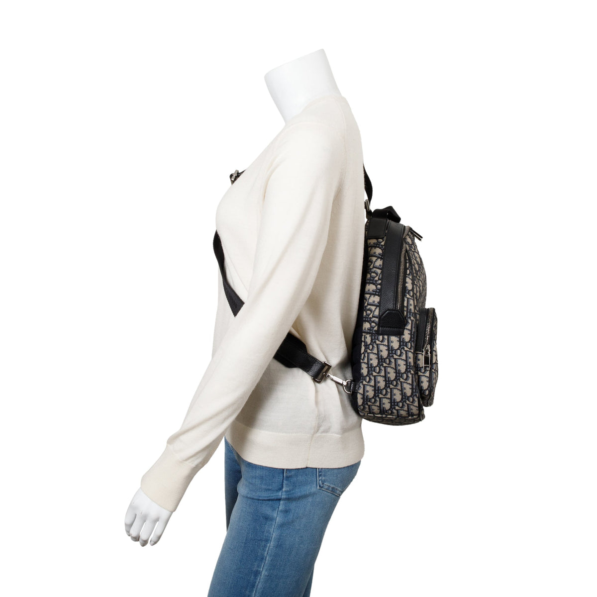 Cristian Dior Oblique Jacquard Mini Rider Sling Bag Rovelle Bags