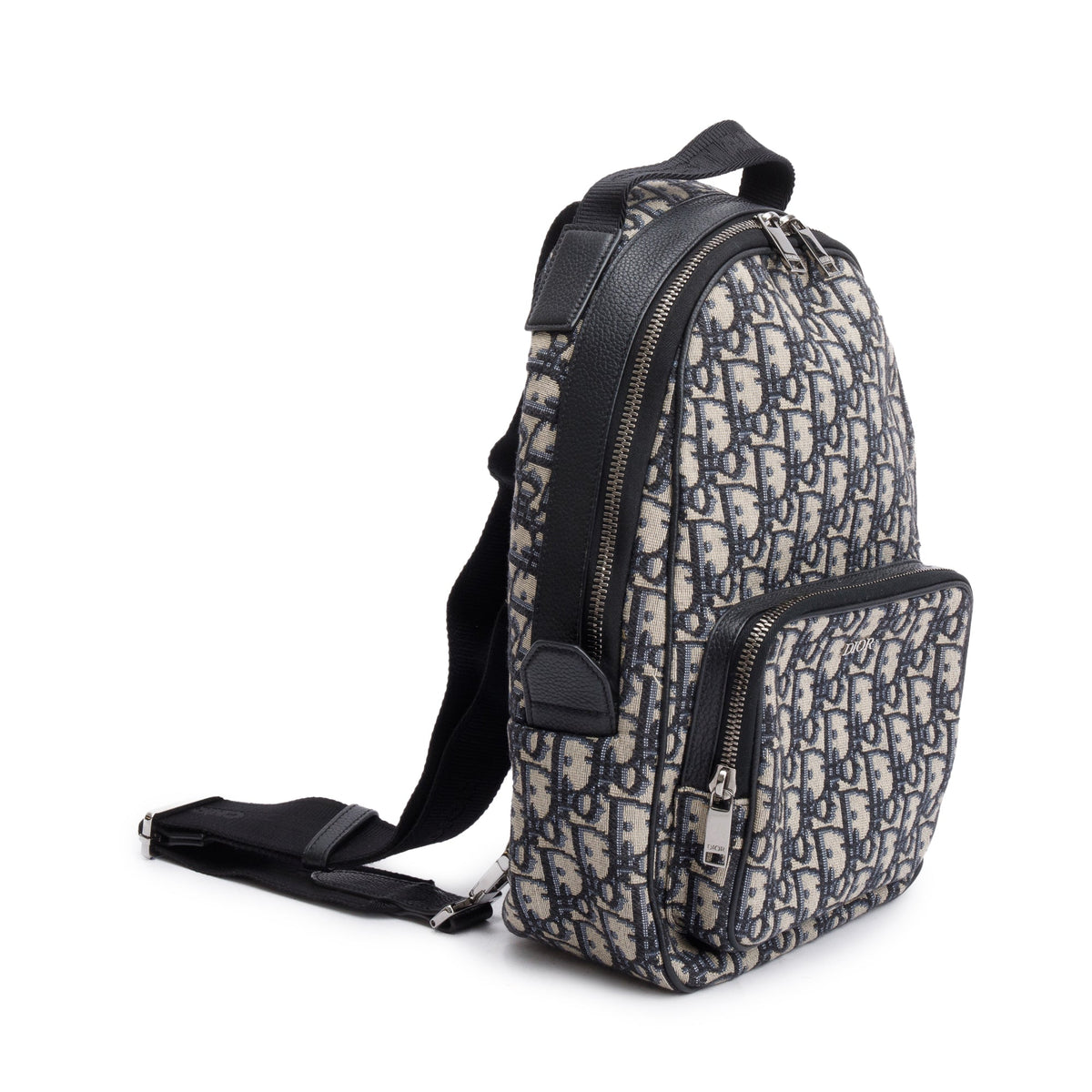 Cristian Dior Oblique Jacquard Mini Rider Sling Bag Rovelle Bags