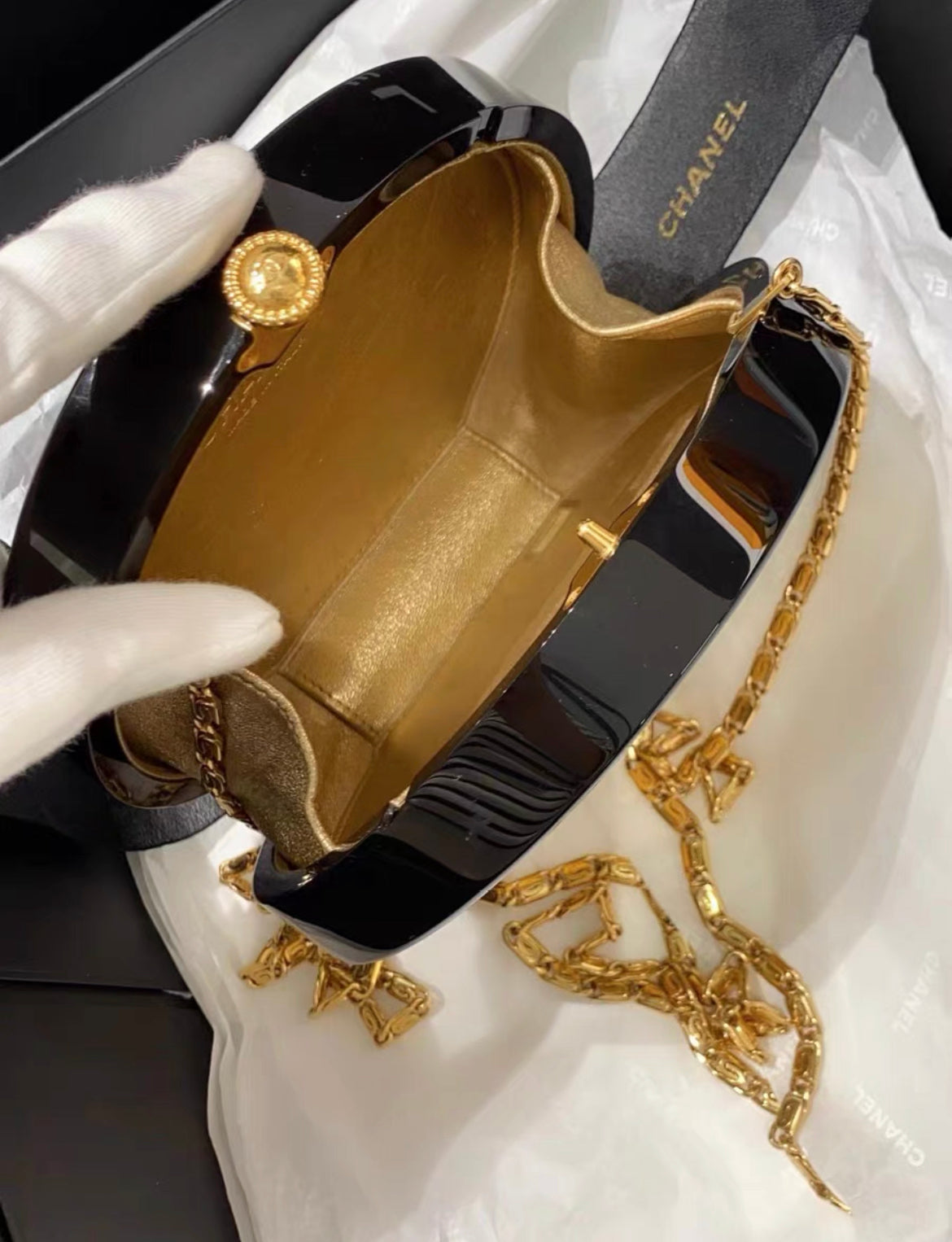 Chanel Luxury Leather Black Handbag Style 8 Rovelle Bags