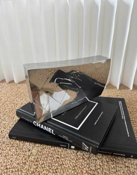 Chanel Timeless Leather Black Clutch Leather Rovelle Bags