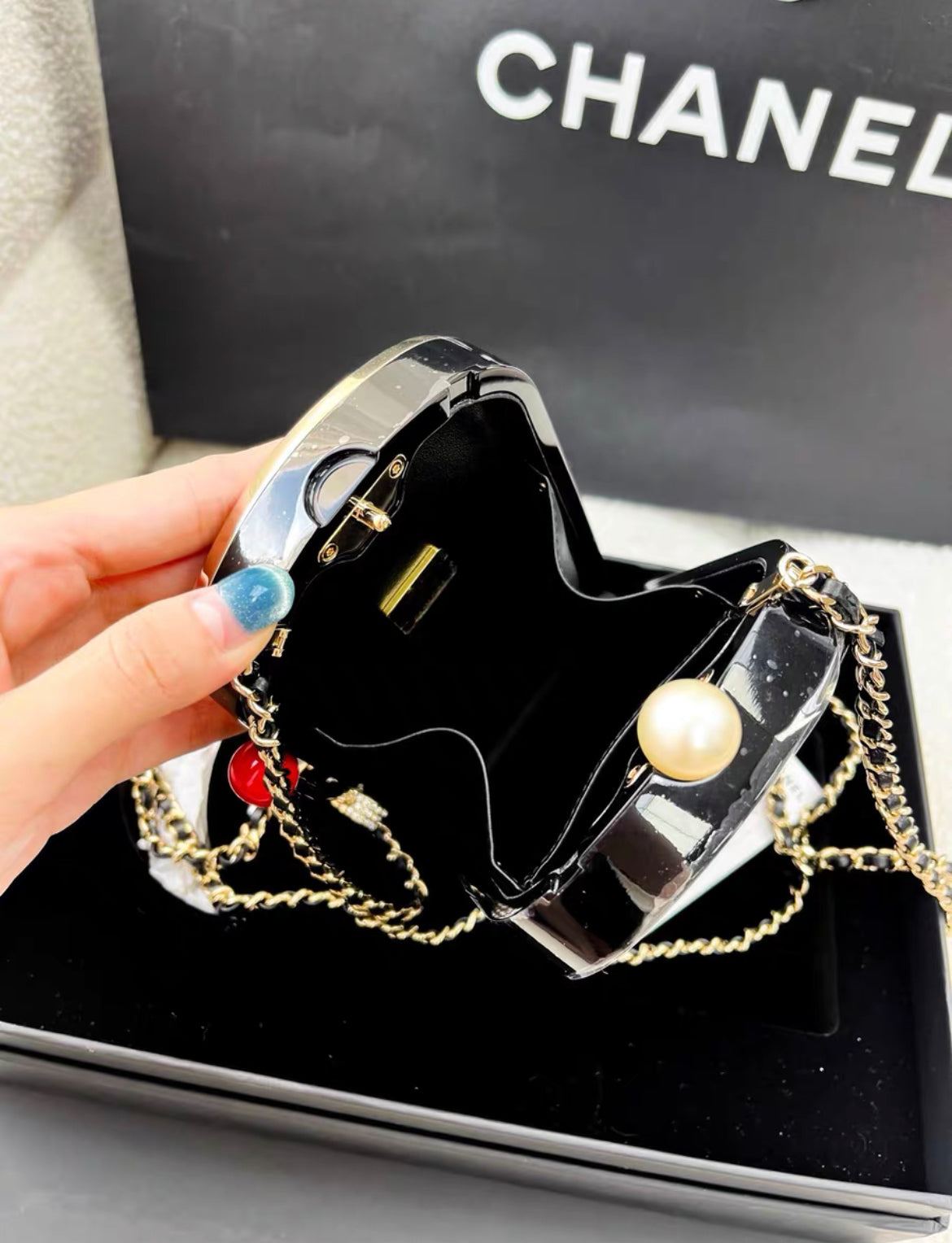 Chanel Luxury Leather Clutch Style 6 Rovelle Bags
