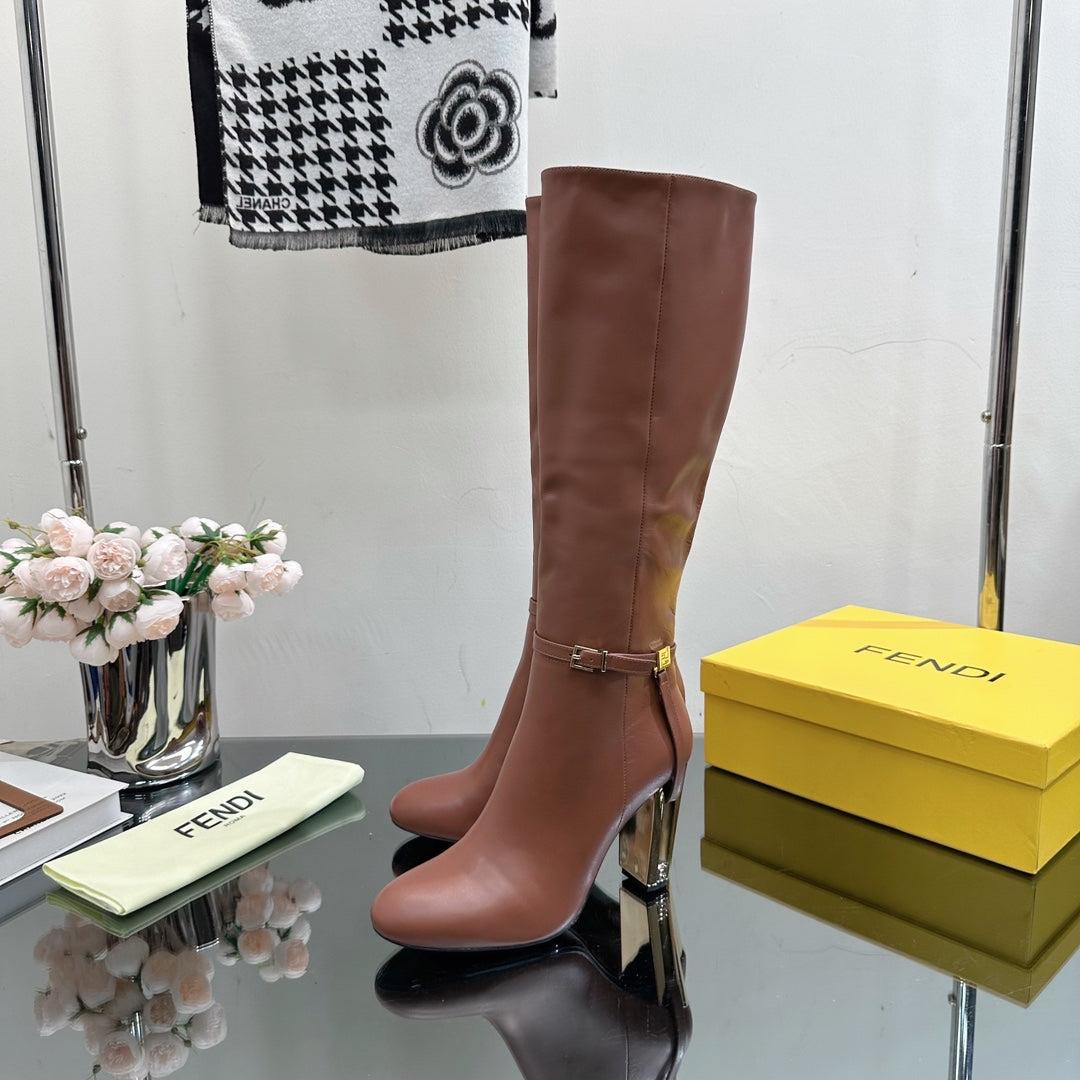 Fendi Delfina Knee High Boots
