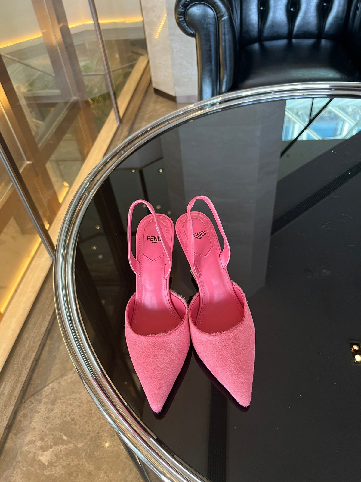 Fendi First Heel Slingbacks