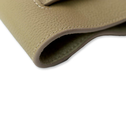 CELINE Cabas Phantom Grained Calfskin Leather Tote Bag Taupe