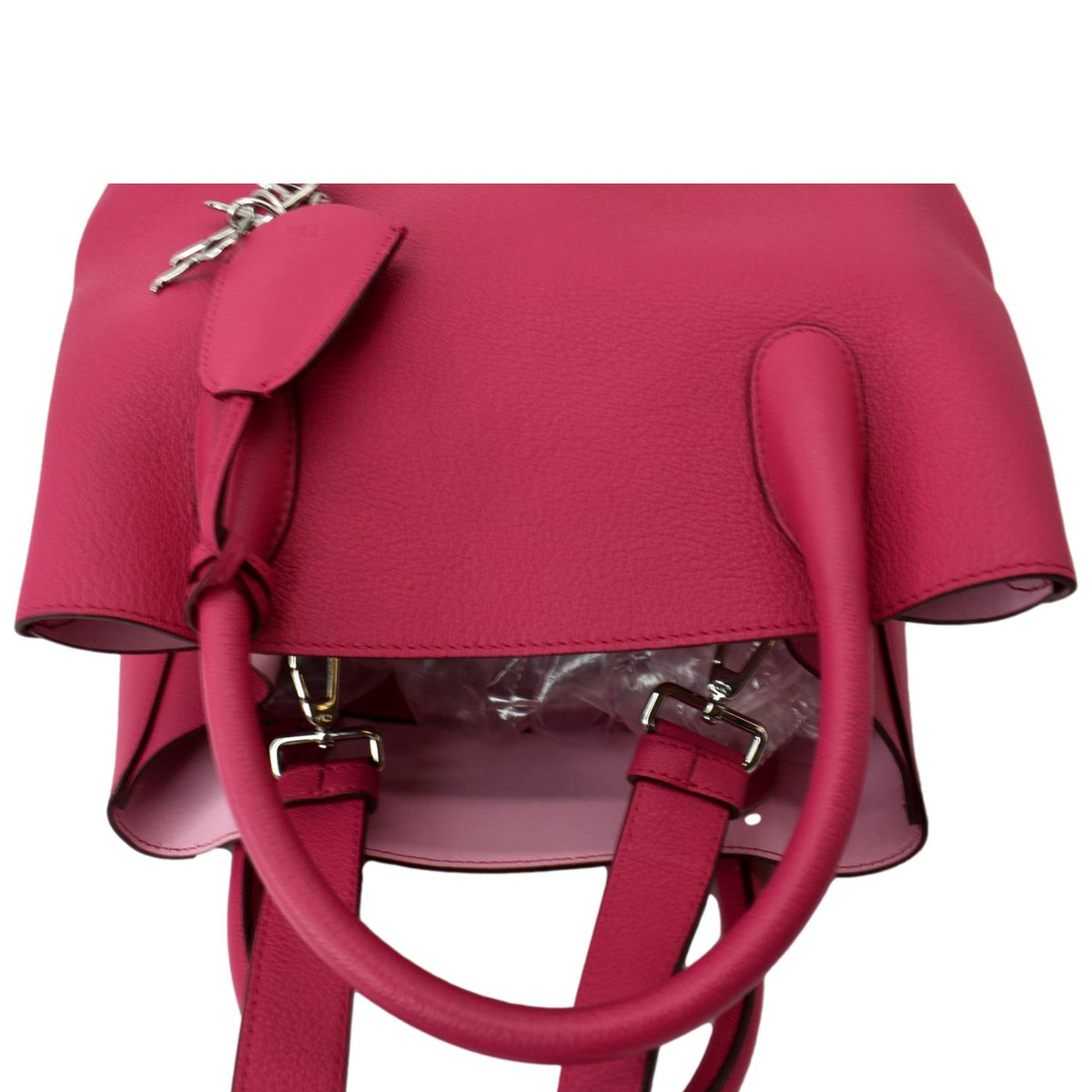 CHRISTIAN DIOR Open Bar Grained Leather Tote Bag Pink Rovelle Bags