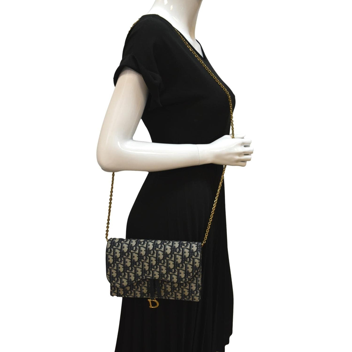 Christian Dior Saddle Oblique Jacquard Pouch Crossbody Bag Multicolor Rovelle Bags