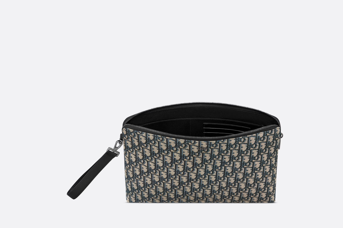 DIOR OBLIQUE A4 ZIPPED POUCH Rovelle Bags
