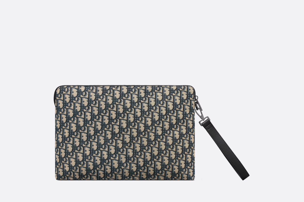 DIOR OBLIQUE A4 ZIPPED POUCH Rovelle Bags