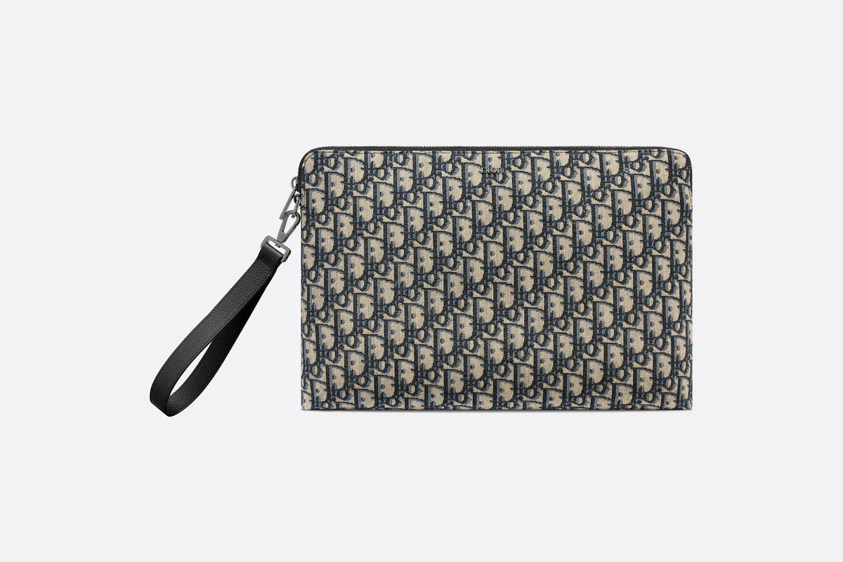 DIOR OBLIQUE A4 ZIPPED POUCH Rovelle Bags